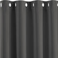 Yakamok 72 Inch Long Blackout Curtains for Bedroom, Thermal Insulated Room Darkening Curtains, Light Blocking Blackout Drapes for Living Room- 2 Panels,52x72 Inch, Charcoal Grey