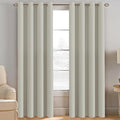 H.VERSAILTEX Light Blocking Curtain for Living Room Thermal Insulated Window Treatment Panel/Drape for Dining Room, Elegant Soft Curtain for Bedroom Grommet Top One Panel (Ivory - 52x102 Inches)