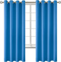 BGment Room Darkening Curtains 72 Inches Long - Grommet Thermal Insulated Drapes Window Treatment Curtains for Bedroom, 2 Panels, 52 x 72 Inch, Classic Blue