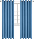 BGment Blackout Curtains - Grommet Thermal Insulated Room Darkening Bedroom and Living Room Curtains, Set of 2 Panels (70 x 84 Inch, Denim)