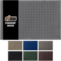 GORILLA GRIP® Ultra Absorbent Front Door Mat Outside Entrance, 35x23, Traps Dirt and Moisture, HydroABSORB Indoor Outdoor Doormat Holds Up to 5.7 Cups Water, Stain and Fade Resistant Welcome Mat, Grey