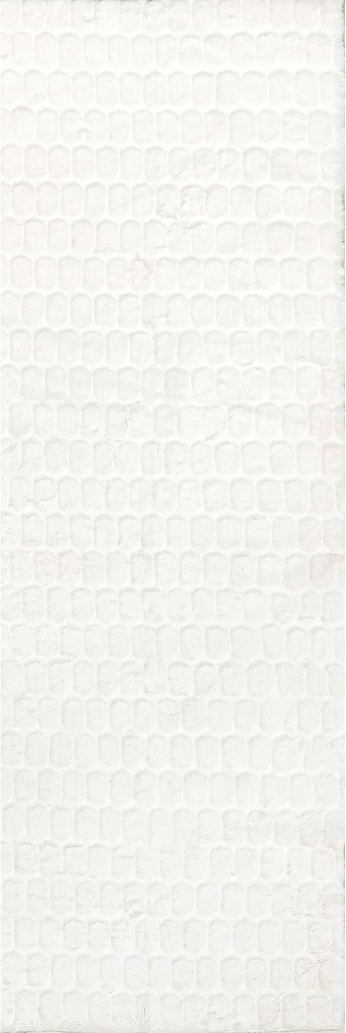 nuLOOM Nia White/Ivory, 2'6" x 10', Cozy Shag, Fluffy and Soft, High Traffic, Stain Resistant, Easy Clean, Durable Machine Washable Runner for Bedroom, Living Room, Dining, Den, Foyer, Entryway