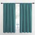 NICETOWN RV Blackout Curtains for Camper Windows, Sea Teal, 29" Wide by 50" Long, 2 PCs, Short Blackout Curtains & Drapes, Thermal Insulated Blackout Curtain Panels for Kids Room, Play Room
