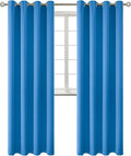 BGment Room Darkening Curtains 95 Inches Long - Grommet Thermal Insulated Drapes Window Treatment Curtains for Bedroom, 2 Panels, 52 x 95 Inch, Classic Blue
