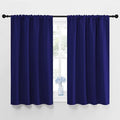 NICETOWN Navy Blue Curtains Blackout Draperies - Home Fashion Thermal Insulated Solid Drape Panels for Kid's Room, Privacy Window Dressing (1 Pair, 42 inches x 45-Inch)
