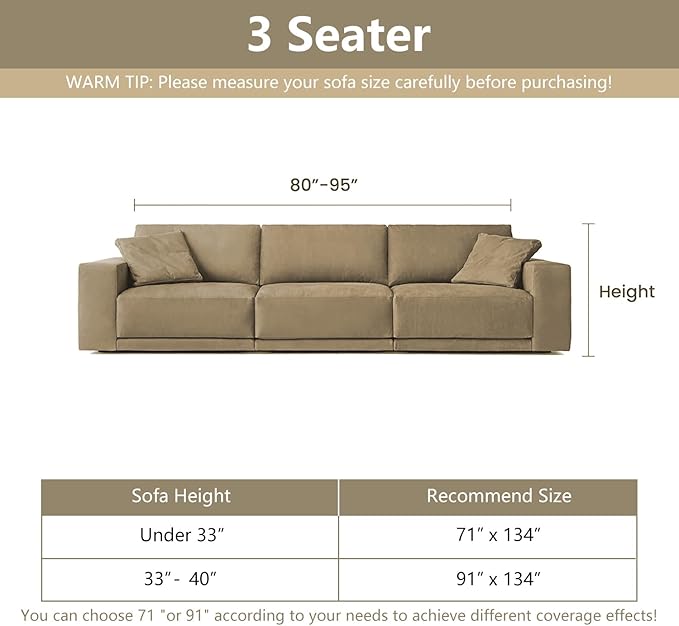 MYSKY HOME Couch Covers for Sofa, Dog Couch Cover Protector, Dark Grey Lines Sofa Covers for Sectional L Shape, Pets Couch Throw Cover Washable Durable Large Couch Cover for Dogs, Cats, 71"X134"