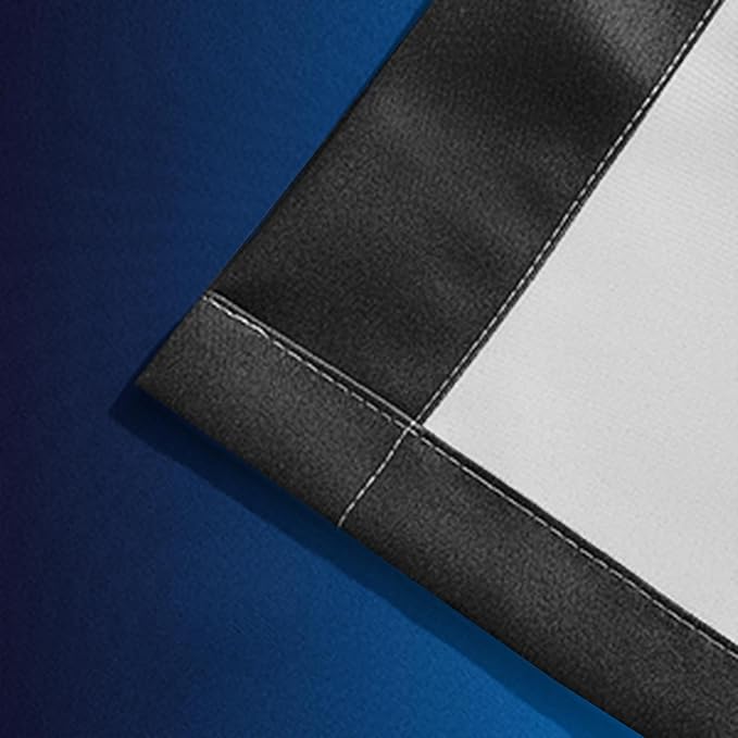 Yakamok Blackout Ombre Dark Blue and Black Curtains for Bedroom, Gradient Room Darkening Curtains, Grommet Thermal Insulated Light Blocking Window Drapes/Curtain for Living Room,52 x 84 Inch,2 Panels