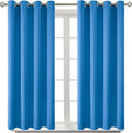 BGment Room Darkening Curtains 45 Inches Long - Grommet Thermal Insulated Drapes Window Treatment Curtains for Bedroom, 2 Panels, 52 x 45 Inch, Classic Blue