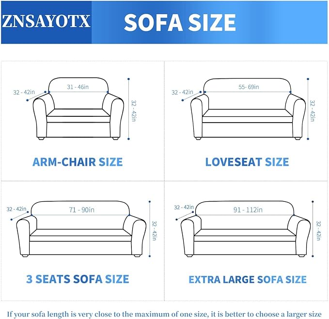 ZNSAYOTX 1 Piece Jacquard Couch Covers for 3 Cushion Couch Living Room High Stretch Sofa Cover Pets Dogs Friendly Anti Slip Thickened Slipcovers Furniture Protector (Large,New Pattern Light Beige)