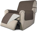 Easy-Going Recliner Chair Slipcover Reversible Sofa Cover Water Resistant Couch Cover Furniture Protector with Elastic Straps for Pets Dog (Recliner 22 inch, Taupe/Ivory)