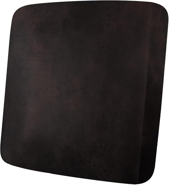 Leather Look Couch Cushion Covers Sofa Seat Slipcovers Sets Couches Furniture Protector for Sectional Armchair Loveseat Pets Kids Stretch Spandex Fabric (1 Cushion Armchair, Chocolate)