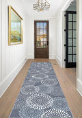 StepRite Runner Rug 2 x 8 ft, Washable Rugs, Hallway Runner Rugs, Kitchen Runner Rug Non Slip, Soft Runner with Rubber Backing for Kitchen, Hallway, Laundry, Bedroom, Living Room