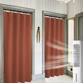 RYB HOME Blackout Curtains for Bedroom 84 inches Long 2 Panels Set, Privacy Thermal Insultaed Sunlignt Heat Blocking Drapes for Nursery Rental Room, Width 42 by Length 84, Burnt Orange