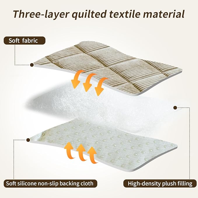 Couch Covers for Dogs Washable, Non Slip Couch Covers for Loveseat Sofa Pet Friendly, Soft Fuzzy Sofa Covers for Pet, Dog Couch Cover Furniture Protector(1PC,Light Brown,27.6"x59.1")
