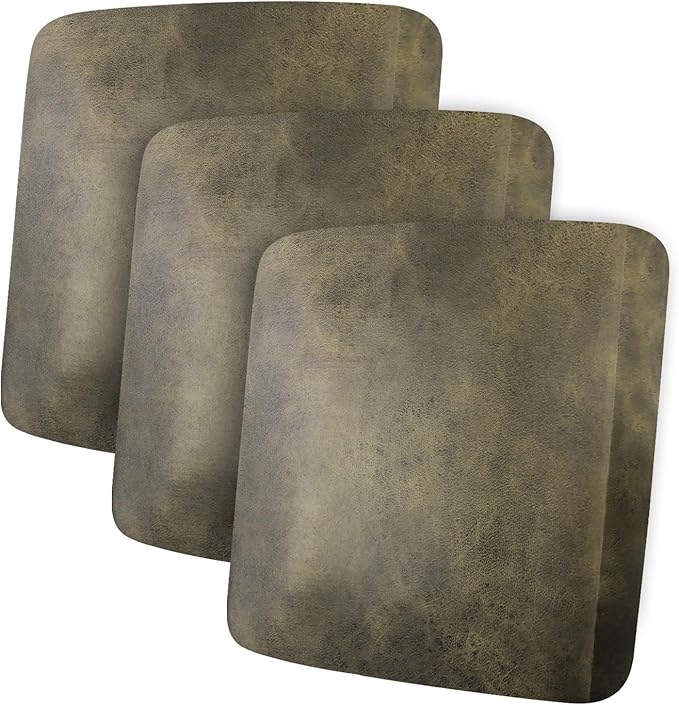 Leather Look Couch Cushion Covers Sofa Seat Slipcovers Sets Couches Furniture Protector for Sectional Armchair Loveseat Pets Kids Stretch Spandex Fabric (3 Cushion XL Sofa, Yellow)
