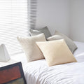 22x22 Inch 4 Packs Neutral Decorative Throw Pillows Covers – 22x22in
