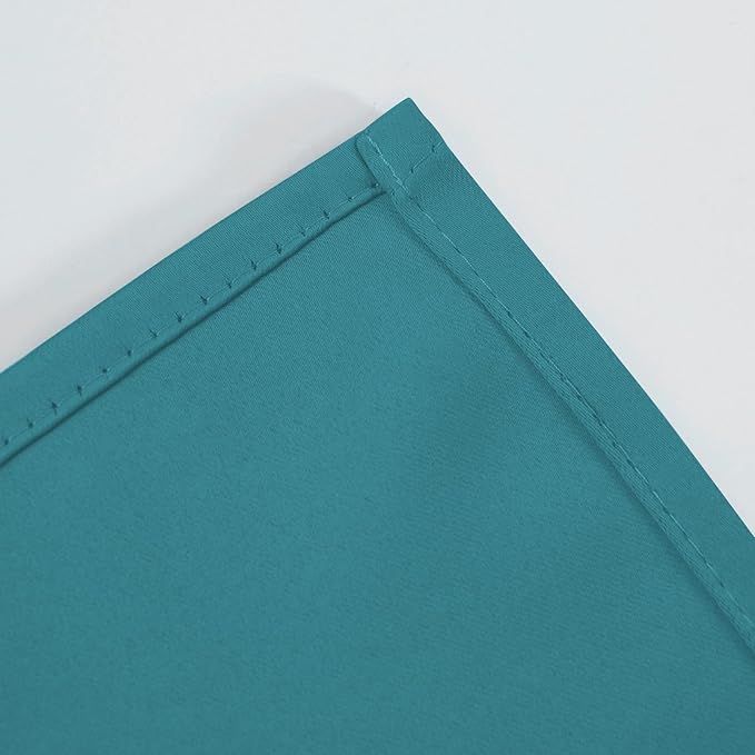 LEMOMO Blackout Curtains 52 x 120 Inch Long Sea Teal Curtains Set of 2 Panels Room Darkening Curtains for Bedroom and Living Room