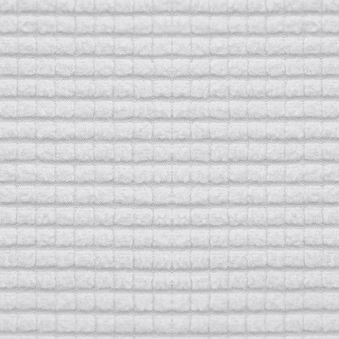 Easy-Going Stretch 3 Pieces Couch Cushion Covers for Sectional Sofa Left/Right L Shape Chaise Lounge Sofa Seat slipcover Anti-Slip Sofa Cover Soft (2 Seater + 1 Chaise, Snow White)