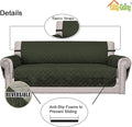 Oversized Chair Sofa Slipcover Reversible Sofa – Army Green/Beige