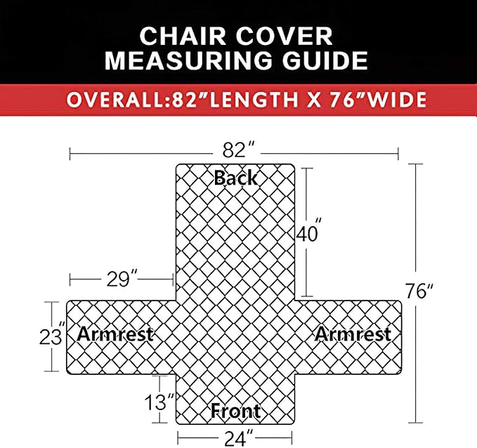 Easy-Going Chair Sofa Slipcover Reversible Sofa Cover Water Resistant Couch Cover Furniture Protector Cover with Elastic Straps for Pets Kids Children Dog Cat (Chair, Black/Black)
