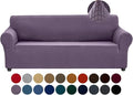 Joccun Stretch Couch Cover Slipcovers, 1-Piece Sofa Covers for 3 Cushion Couch Spandex Jacquard Washable Furniture Protector Cover for Living Room,Kids,Pets(Sofa,Grapeade)