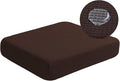 Water Repellent Sofa Seat Covers for Living Room 3 Seater Super Fit and Soft Flexibility with Elastic Bottom Couch Seat Coat (Sofa Cushion, Chocolate)