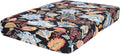 hyha Printed Couch Cushion Covers, Floral Sofa Covers Washable for 2 Cushion Couch, Stretch Pattern Outdoor Cushion Covers for Patio Furniture with Elastic Bottom(Medium, Floral)