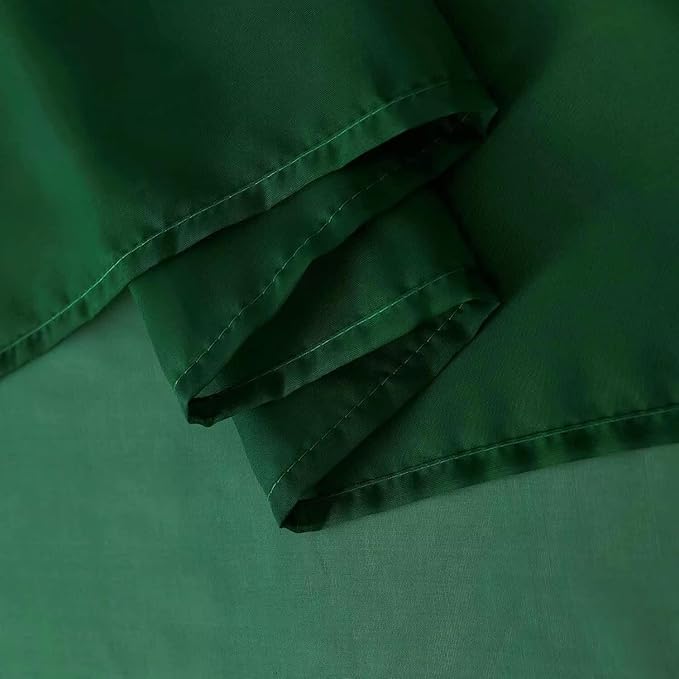 SpaceDresser Basic Rod Pocket Sheer Voile Window Curtain Panels White 1 Pair 2 Panels 60 Width 72 Inch Long for Kitchen Bedroom Children Living Room Yard(Foliage Green,60 W x 72 L)