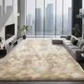 Shag Area Rugs for Bedroom Living Room,6X9 Ultra Soft Fluffy Area Rugs for Dorm, Indoor Carpet Nursery Rugs for Kids Room Home Decor,Camel