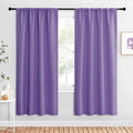 NICETOWN Blackout Curtains for Living Curtains, Lilac Purple, 2 Panels, 42 by 72, Room Darkening Window Curtain Panels, Easy-Care Solid Thermal Insulated Draperies/Drapes for Daughter Room