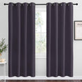 NICETOWN Greyish Purple Blackout Curtains 78 inches Length for Living Room, 2 Panels, 55" Wide, Thermal Insulated Decoration Drapes for Bedroom Window