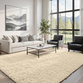 8x10 Area Rugs for Living Room Rug: Soft Fluffy Shag Beige Rugs for Bedroom, Non-Slip Large Fuzzy Plush Rug Indoor Floor Carpet for Nursery Kids Boys Girls Room, Dorms, Playroom, Modern Home Decor