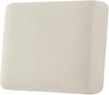 H.VERSAILTEX Super Stretch Individual Seat Cushion Covers Sofa Covers Couch Cushion Covers Slipcover Sets Thick Jacquard Textured Twill Fabric (1 Piece Chair Cushion Cover, Natural)