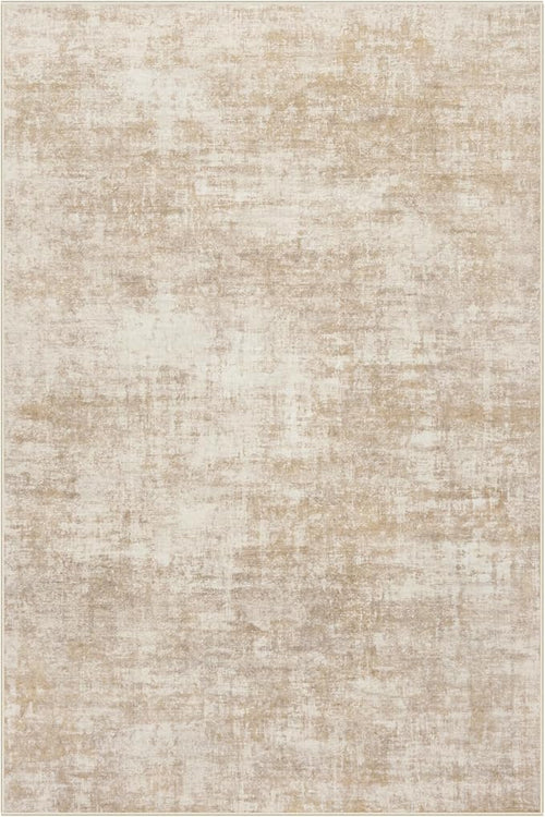 10x14 Area Rugs Washable Rug: Modern Abstract Living Room Rug Soft Anti-Skid Thin Carpet Indoor Floor Non-Shedding Carpets for Bedroom Dining Room Farmhouse Nursery Home Office Beige
