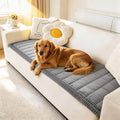Couch Cover for Dogs Washable, Fuzzy Pet Couch Covers for 3 Cushion Sofa Pet Friendly, Non Slip Sofa Cover (Blue-Grey, 27.6" x 70.9"/70 x 180cm)