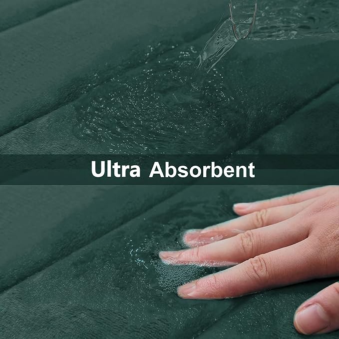 Buganda Memory Foam Bath Mat, 35.4" x 24", Ultra Soft and Non-Slip Bathroom Rugs - Image 4
