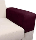 Couch Arm Covers 2 Pcs Sofa Armrest Covers Stretch Couch,Armrest Cover for Chairs Scratch-Resistant Sofa Arm Cover Armchair Slipcovers,Wine