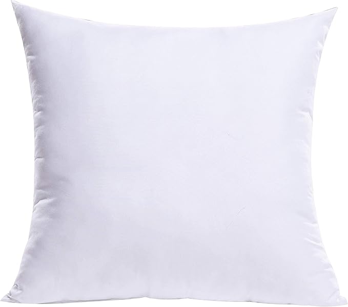 MIULEE Throw Pillow Insert Premium Pillow Stuffer Sham Square for Decorative Cushion Bed Couch Sofa 16x16 Inch