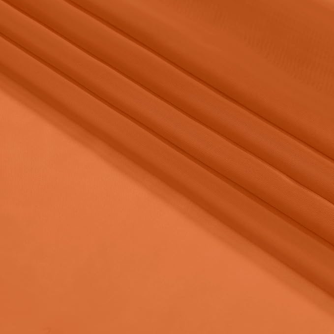 OWENIE Orange Sheer Curtains 96 Inch Length, Elegant Sheer Curtains for Bedroom, Window Voile Sheer Curtain Panels/Drapes/Treatment for Living Room, 2Pcs, Each 42" W x 96" L