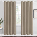 NICETOWN Taupe Blackout Curtains 78" Long for Office, 55" Wide, 2 Pieces, Dining Room, Guest Room, Sound Reducing Heat and Cold Block Curtain Panels for Modern Room Decorative
