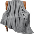 BEDELITE Fleece Blanket Twin Size Grey Throw Blanket for Couch & Bed, Luxury Plush Cozy Fuzzy Blanket 60x80 inches, Super Soft Warm Lightweight Throw Blanket for Travel Camping