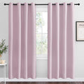NICETOWN Baby Pink Blackout Curtains 78 inches Length for Living Room, 2 Panels, 55" Wide, Thermal Insulated Decoration Drapes for Bedroom Window