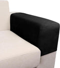 Couch Arm Covers 2 Pcs Sofa Armrest Covers Stretch Couch,Armrest Cover for Chairs Scratch-Resistant Sofa Arm Cover Armchair Slipcovers,Black