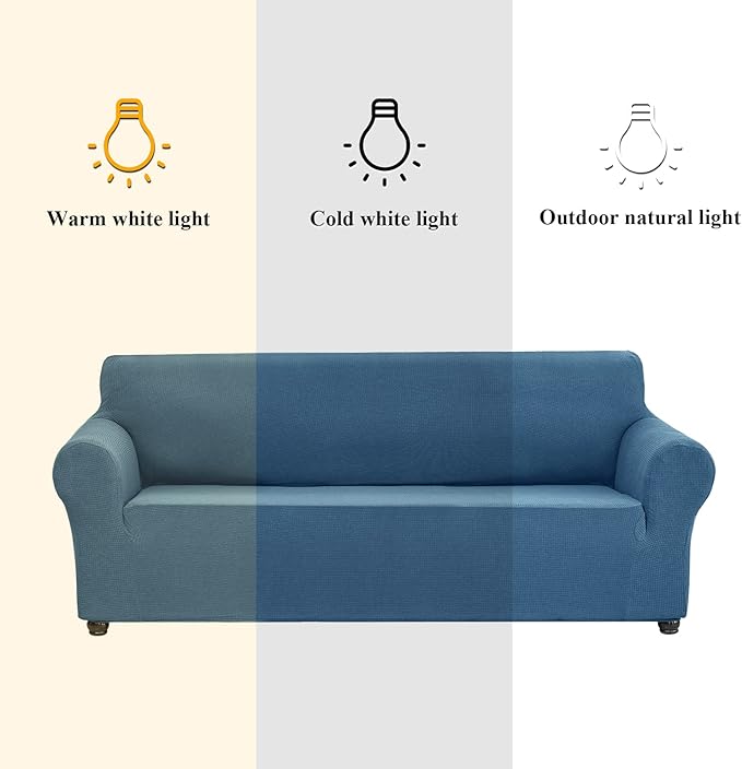 Joccun Stretch Chair Couch Cover,1-Piece Sofa Slipcover Spandex Jacquard Fabric Sofa Covers with Elastic Bottom,Washable Furniture Protector for Dogs,Cats,Kids(Armchair, Wide 35" - 55",Niagara)
