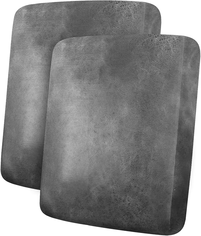 Leather Look Couch Cushion Covers Sofa Seat Slipcovers Sets Couches Furniture Protector for Sectional Armchair Loveseat Pets Kids Stretch Spandex Fabric (2 Cushion Sofa, Light Grey)