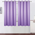 LEMOMO Lavender Blackout Curtains 52 x 63 Inch Length/Set of 2 Curtain Panels/Thermal Insulated Room Darkening Blackout Curtains for Bedroom