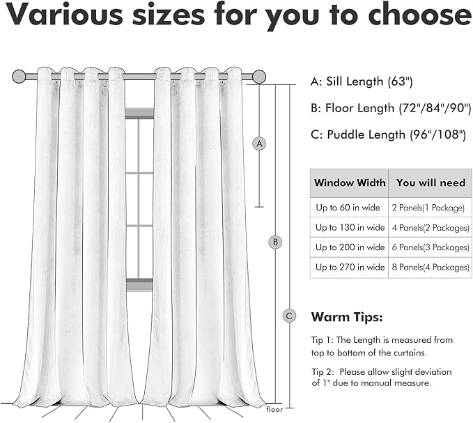 MIULEE Velvet Curtains Olive Green Extra Long Elegant Grommet Curtains Thermal Insulated Soundproof Room Darkening Curtains/Drapes for Classical Living Room Bedroom Decor 52 x 120 Inch Set of 2