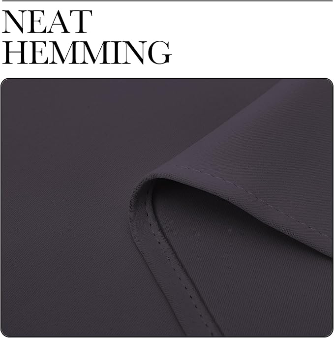 NICETOWN Blackout Curtains for Living Curtains, Greyish Purple, 2 Panels, 29 by 30, Room Darkening Window Curtain Panels, Easy-Care Solid Thermal Insulated Draperies/Drapes for Daughter Room
