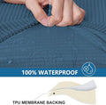 Waterproof Couch Cushion Covers for Pets – Blue, 2 Pieces