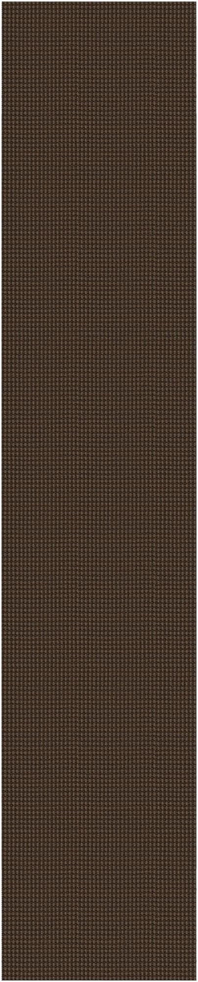 KOZYFLY Runners for Hallways 2x10 ft Washable Kitchen Runner Non Slip Rubber Backed Hallway Rugs Cotton Entryway Runner Rug Floor Carpet for Indoor Hall, Backdoor, Kitchen, Reddish Brown/Coffee